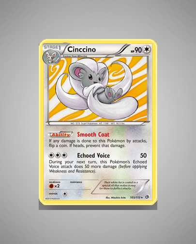 Collector’s Guide: Cinccino (Legendary Treasures #105)