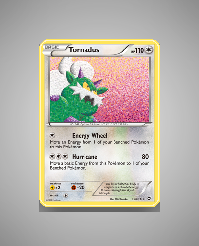 Collector’s Guide: Tornadus (Legendary Treasures #108)