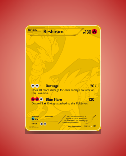 Collector’s Guide: Reshiram (Legendary Treasures #114)