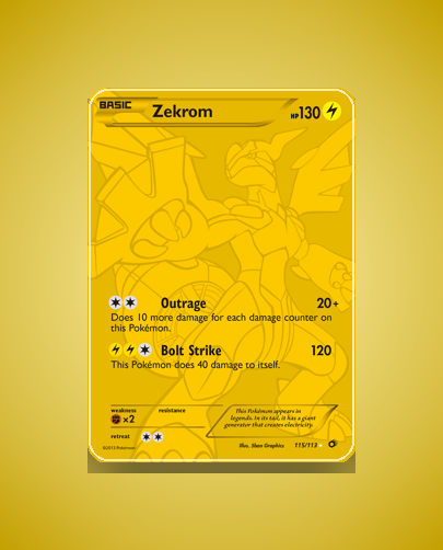 Collector’s Guide: Zekrom (Legendary Treasures #115)