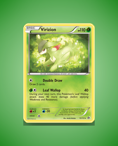 Collector’s Guide: Virizion (Legendary Treasures #15)