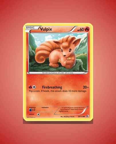 Collector’s Guide: Vulpix (Legendary Treasures #20)