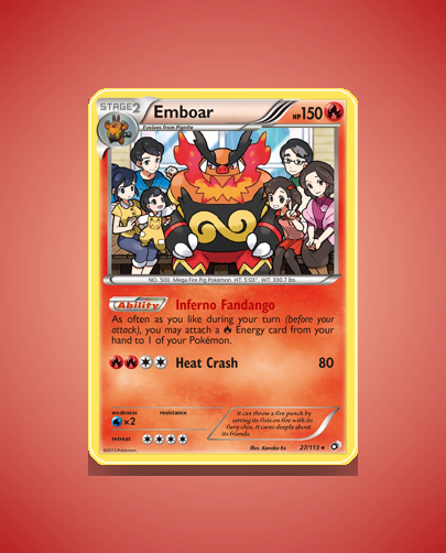 Collector’s Guide: Emboar (Legendary Treasures #27)
