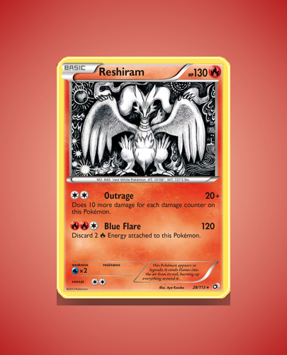 Collector’s Guide: Reshiram (Legendary Treasures #28)