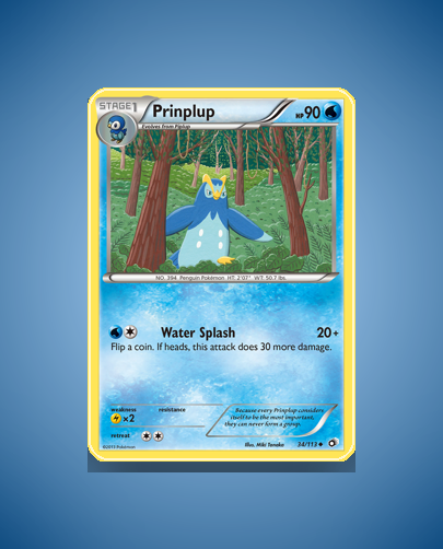 Collector’s Guide: Prinplup (Legendary Treasures #34)