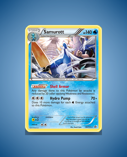 Collector’s Guide: Samurott (Legendary Treasures #39)