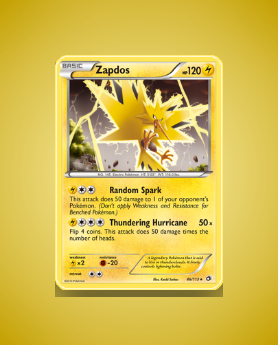 Collector’s Guide: Zapdos (Legendary Treasures #46)