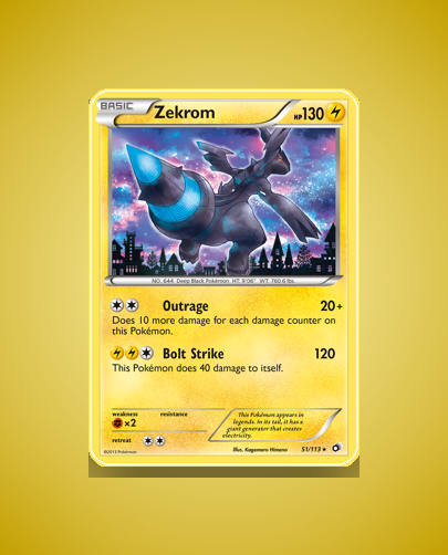 Collector’s Guide: Zekrom (Legendary Treasures #51)