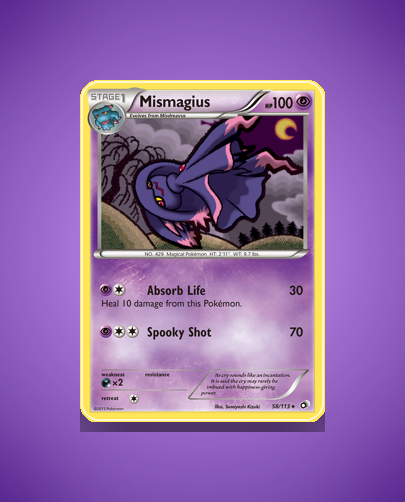Collector’s Guide: Mismagius (Legendary Treasures #58)
