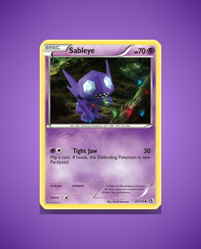 Collector’s Guide: Sableye (Legendary Treasures #61)