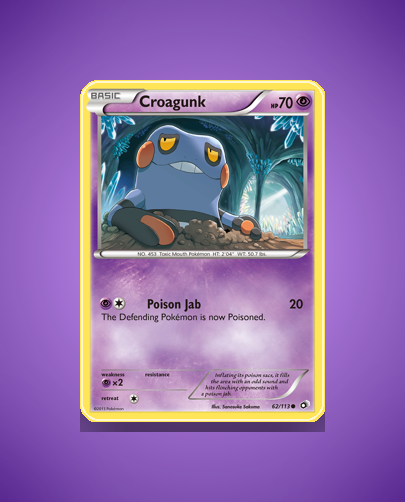 Collector’s Guide: Croagunk (Legendary Treasures #62)