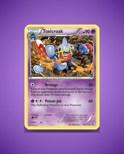 Collector’s Guide: Toxicroak (Legendary Treasures #63)