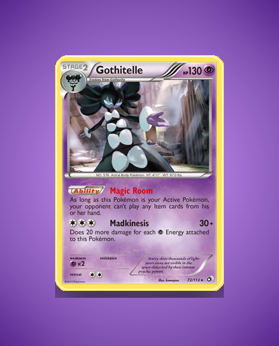 Collector’s Guide: Gothitelle (Legendary Treasures #72)