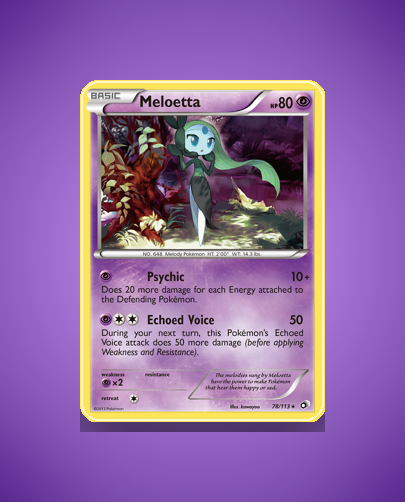 Collector’s Guide: Meloetta (Legendary Treasures #78)
