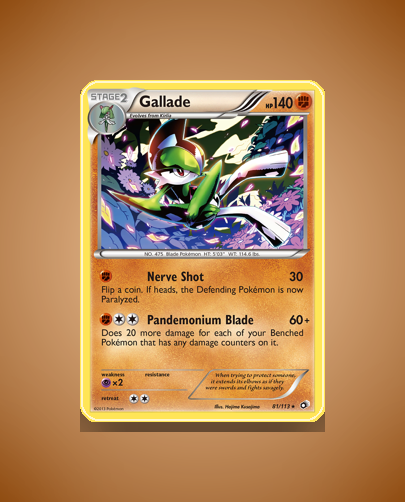 Collector’s Guide: Gallade (Legendary Treasures #81)