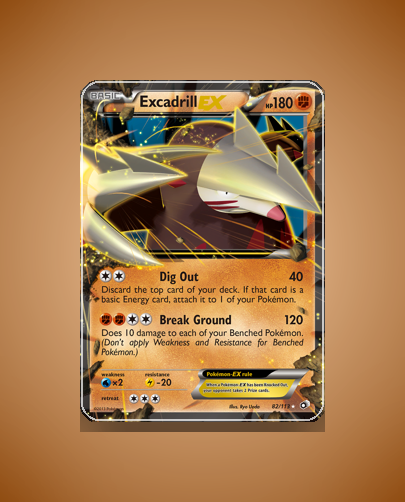Collector’s Guide: Excadrill-EX (Legendary Treasures #82)