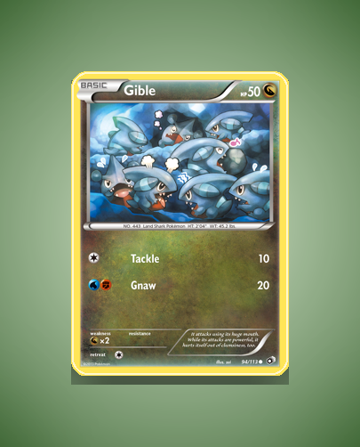 Collector’s Guide: Gible (Legendary Treasures #94)