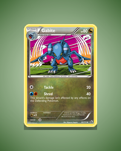 Collector’s Guide: Gabite (Legendary Treasures #95)