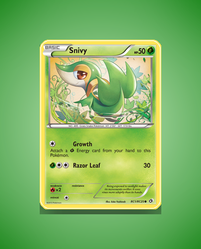 Collector’s Guide: Snivy (Legendary Treasures #RC1)