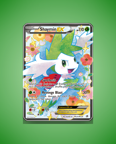 Collector’s Guide: Shaymin-EX (Legendary Treasures #RC21)