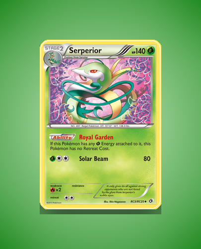 Collector’s Guide: Serperior (Legendary Treasures #RC3)