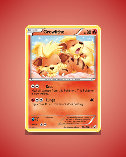 Collector’s Guide: Growlithe (Legendary Treasures #RC4)