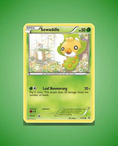 Collector’s Guide: Sewaddle (Noble Victories #1)