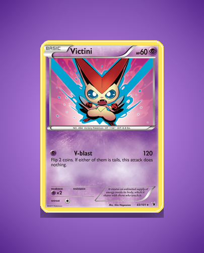 Collector’s Guide: Victini (Noble Victories #43)