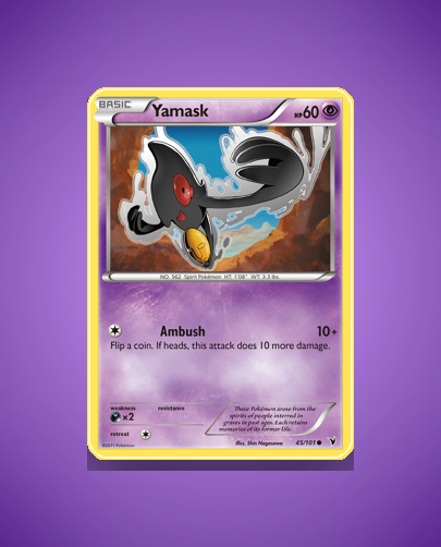 Collector’s Guide: Yamask (Noble Victories #45)