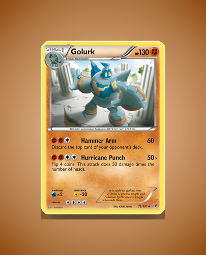 Collector’s Guide: Golurk (Noble Victories #72)
