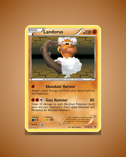 Collector’s Guide: Landorus (Noble Victories #74)