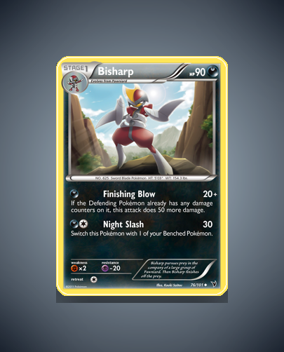 Collector’s Guide: Bisharp (Noble Victories #76)