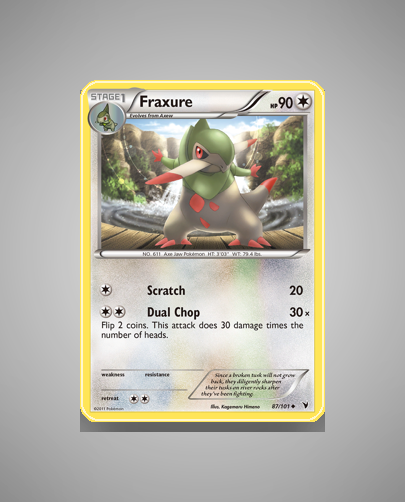 Collector’s Guide: Fraxure (Noble Victories #87)