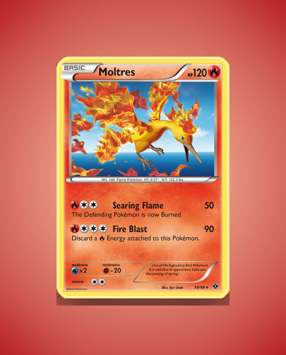 Collector’s Guide: Moltres (Next Destinies #14)