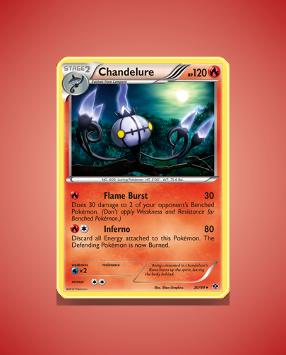 Collector’s Guide: Chandelure (Next Destinies #20)