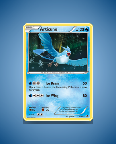 Collector’s Guide: Articuno (Next Destinies #27)