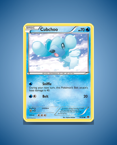Collector’s Guide: Cubchoo (Next Destinies #36)
