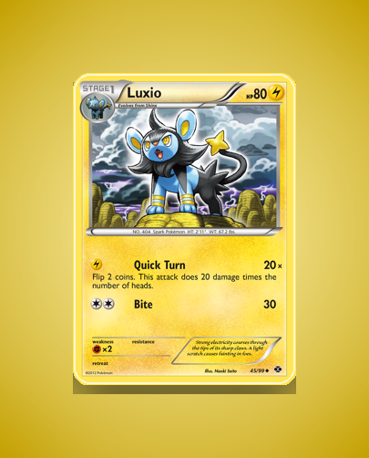 Collector’s Guide: Luxio (Next Destinies #45)