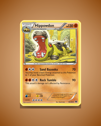 Collector’s Guide: Hippowdon (Next Destinies #66)