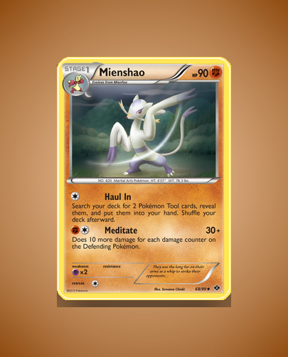 Collector’s Guide: Mienshao (Next Destinies #68)