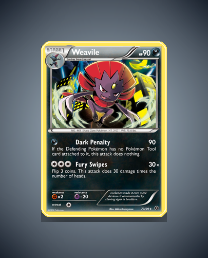 Collector’s Guide: Weavile (Next Destinies #70)