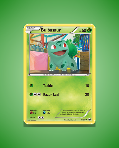Collector’s Guide: Bulbasaur (Dark Explorers #1)