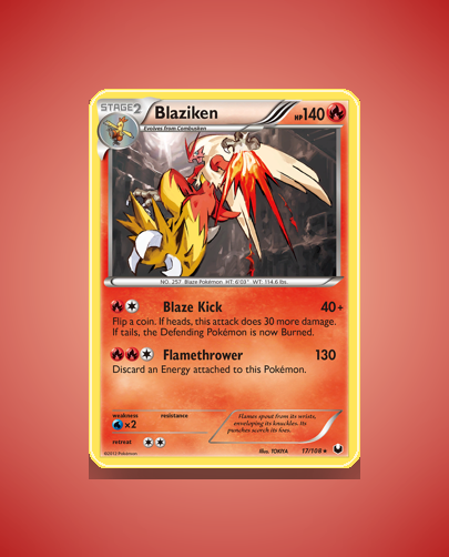 Collector’s Guide: Blaziken (Dark Explorers #17)
