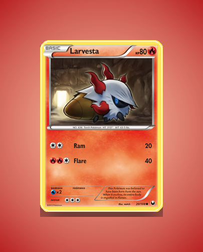 Collector’s Guide: Larvesta (Dark Explorers #20)