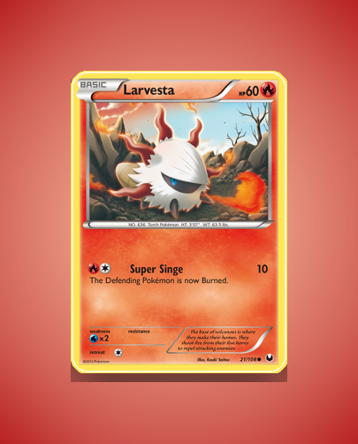 Collector’s Guide: Larvesta (Dark Explorers #21)