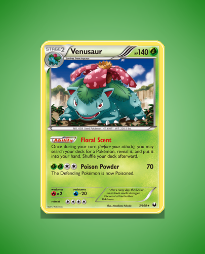 Collector’s Guide: Venusaur (Dark Explorers #3)