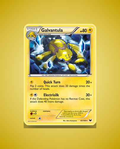Collector’s Guide: Galvantula (Dark Explorers #43)