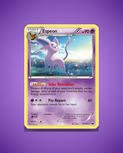 Collector’s Guide: Espeon (Dark Explorers #48)