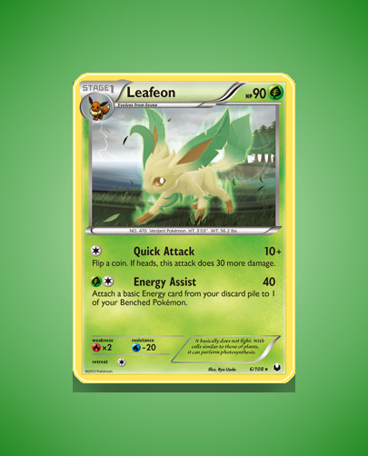Collector’s Guide: Leafeon (Dark Explorers #6)