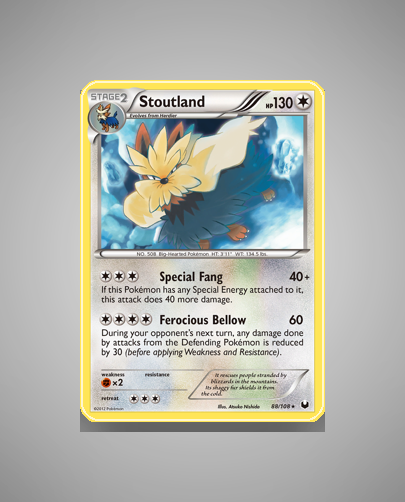 Collector’s Guide: Stoutland (Dark Explorers #88)